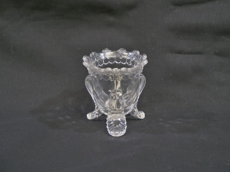 Clear Glass Toothpick Holder