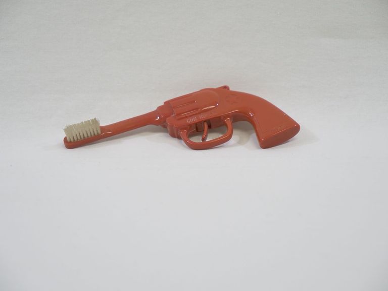 Red Pistol Toothbrush