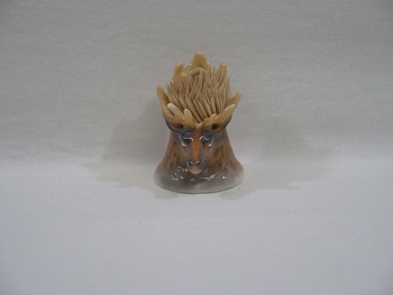 Elk Head Porcelain Toothpick Holder