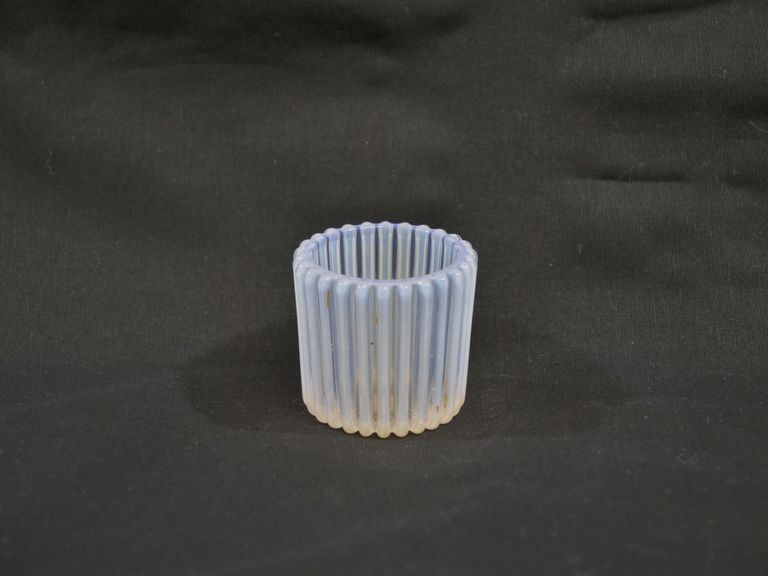 Opal Iridescent Ribbed Toothpick Holder - Image 3