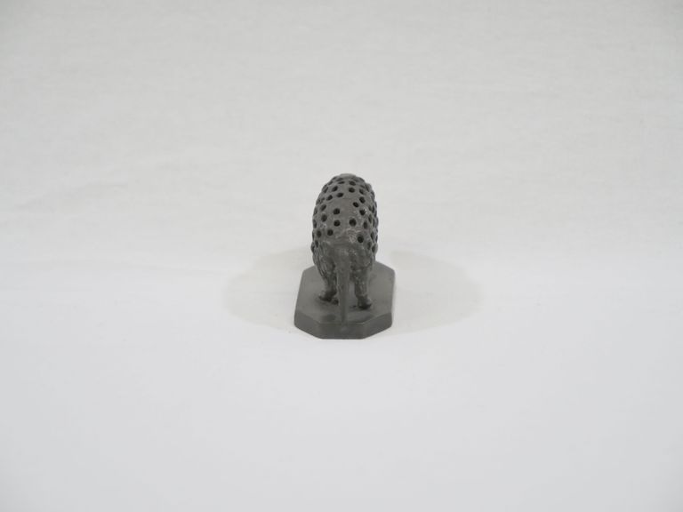 No Whiskers Silver-Plated Porcupine Toothpick Holder - Image 2