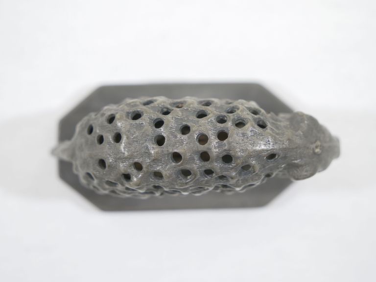 No Whiskers Silver-Plated Porcupine Toothpick Holder - Image 5