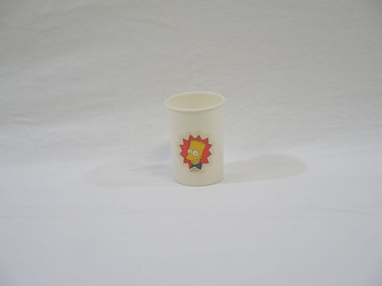 2003.8.132.6 Bart Simpson Toothbrush Set Cup Untagged Front.JPG