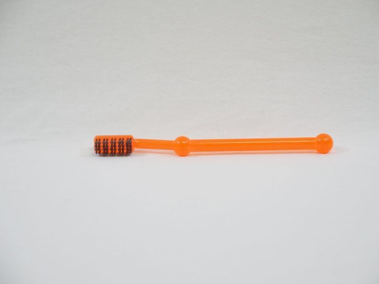 Orange Spheres Toothbrush