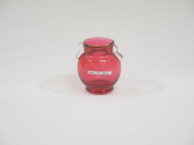 Red Glass Vase Toothpick Holder - Image 2