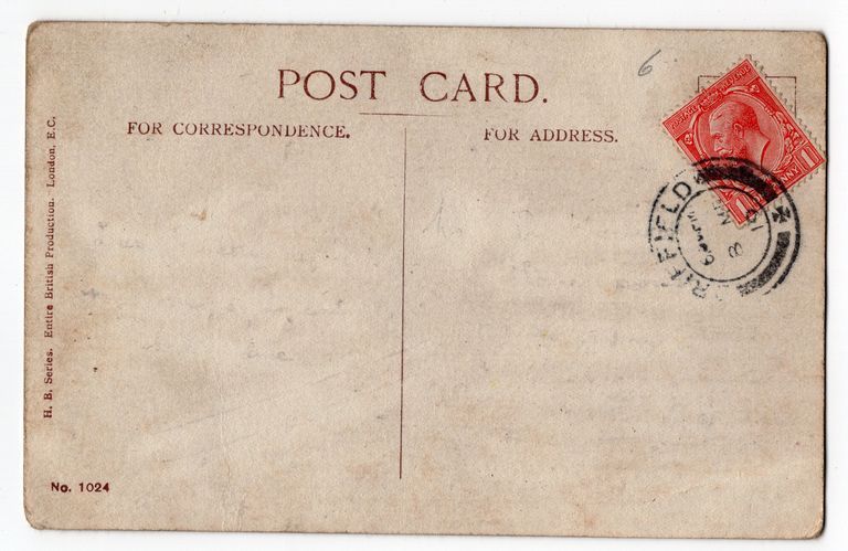 H. B. series postcard, no. 1024 - Image 2