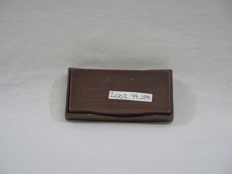 Red Plastic Toothpick Holder - Image 2