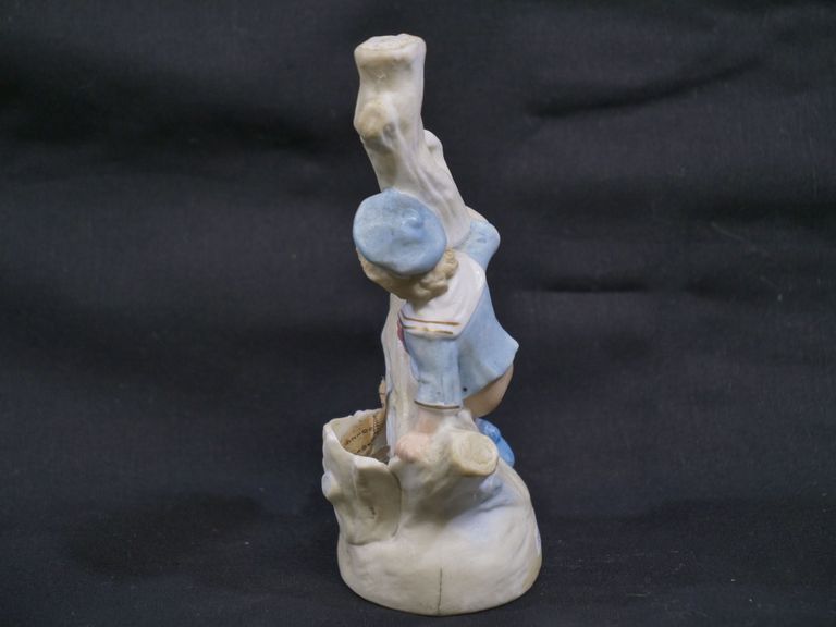 Boy Standing on Tree Ceramic Toothpick Holder - Image 5