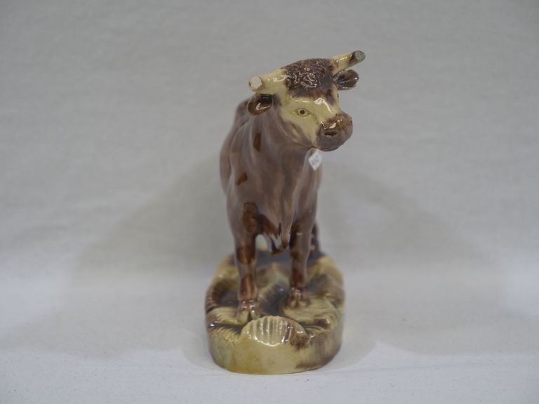 Porcelain Bull Toothpick Holder - Image 2