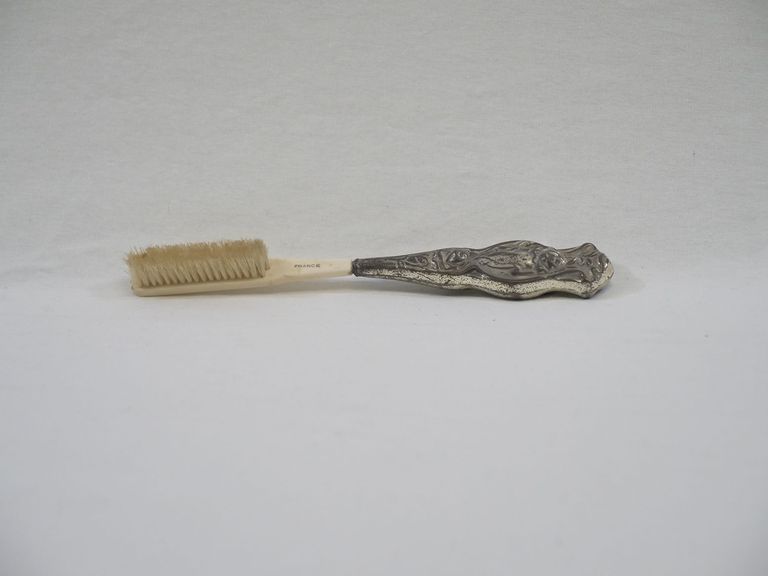 Metal and Plastic French Toothbrush
