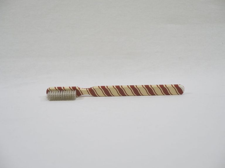 Candy Cane Striped Toothbrush