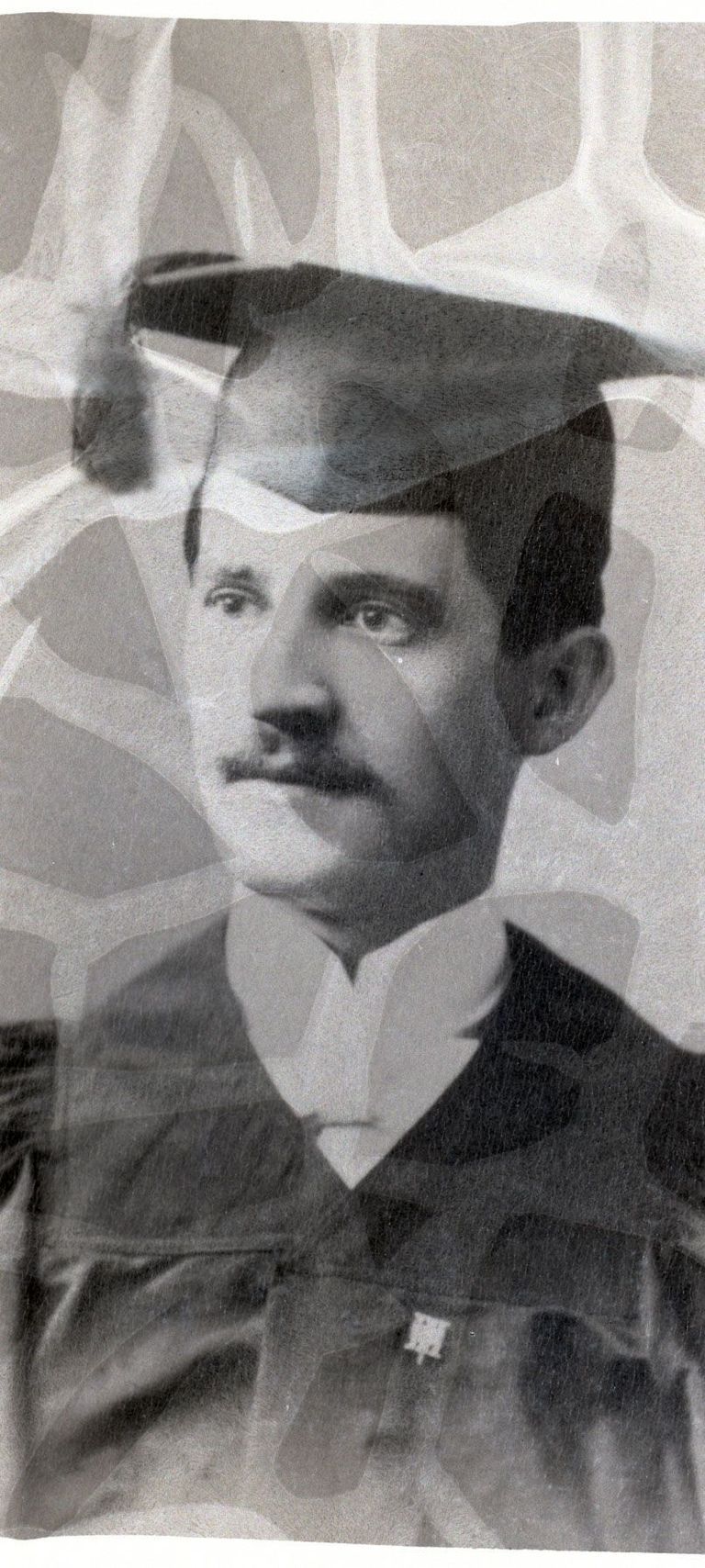 Photo Negative of Unknown Baltimore College of Dental Surgery Graduate