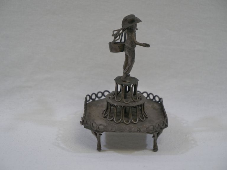 Metal Cowboy Toothpick Holder - Image 5