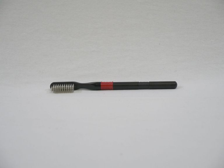 Black and Red Twist Toothbrush