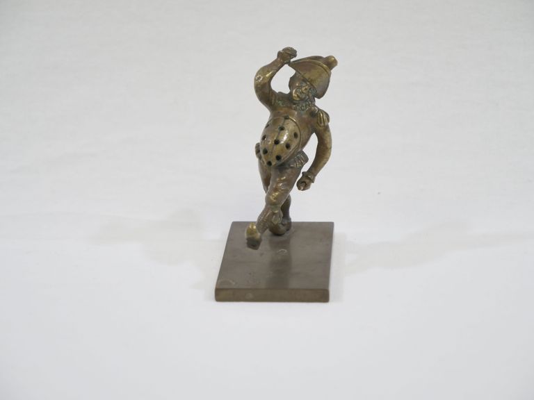 Harlequin Clown Metal Toothpick Holder