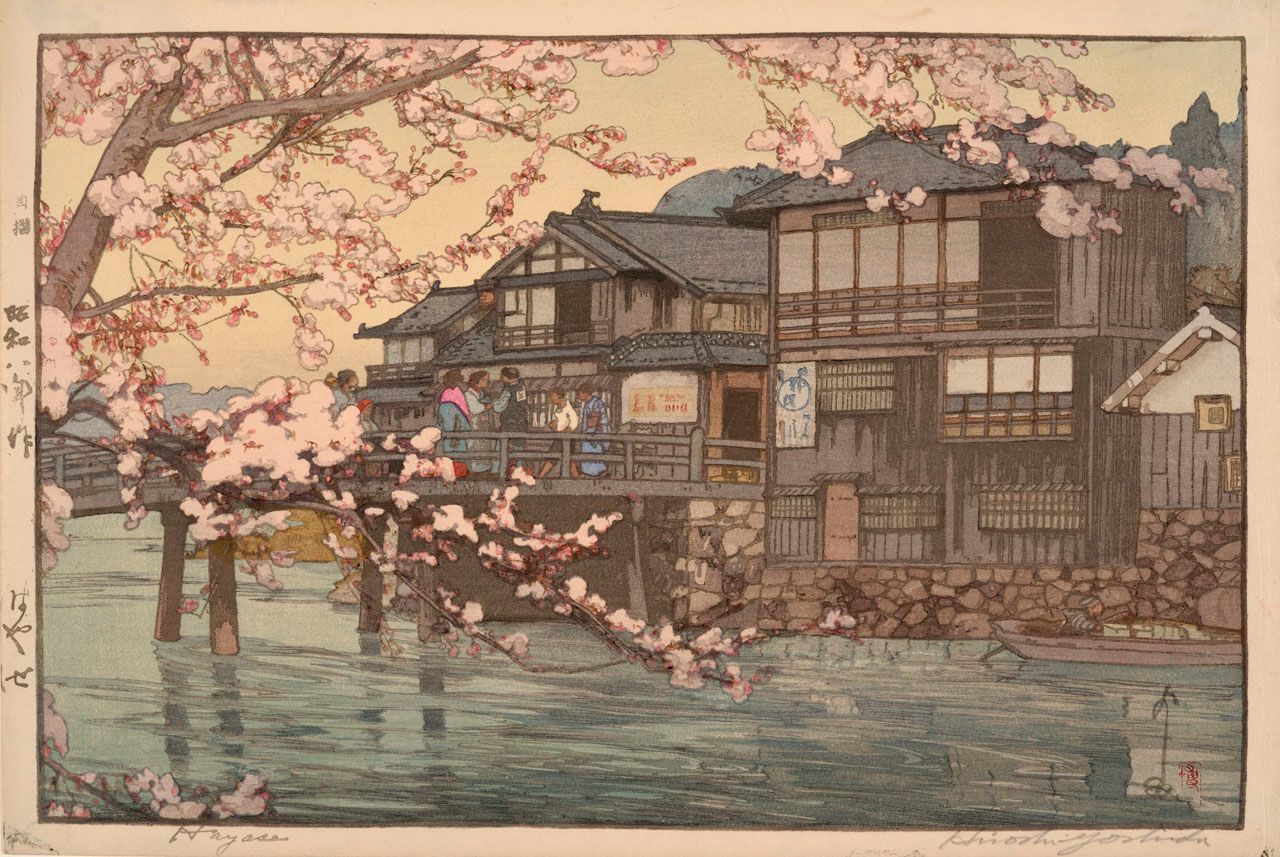 Crocker Art Museum - Art - Hayase by Hiroshi Yoshida | Crocker Art