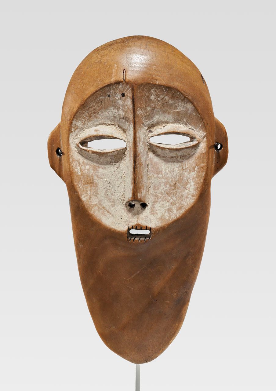 Crocker Art Museum - Art - Mask by Lega people, Democratic