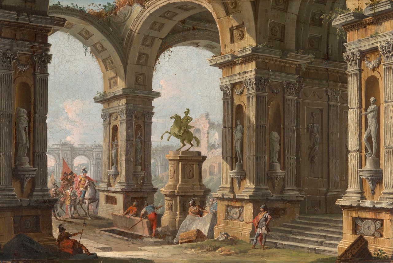 Crocker Art Museum - Art - Alexander Visiting the Tomb of Achilles