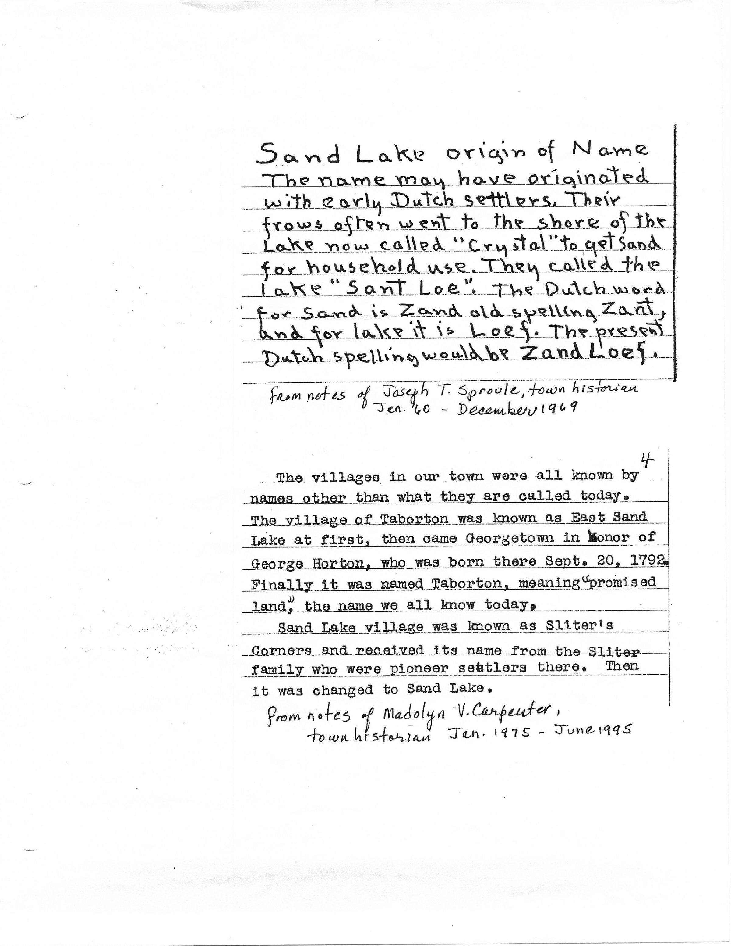 TOSL Name Origins