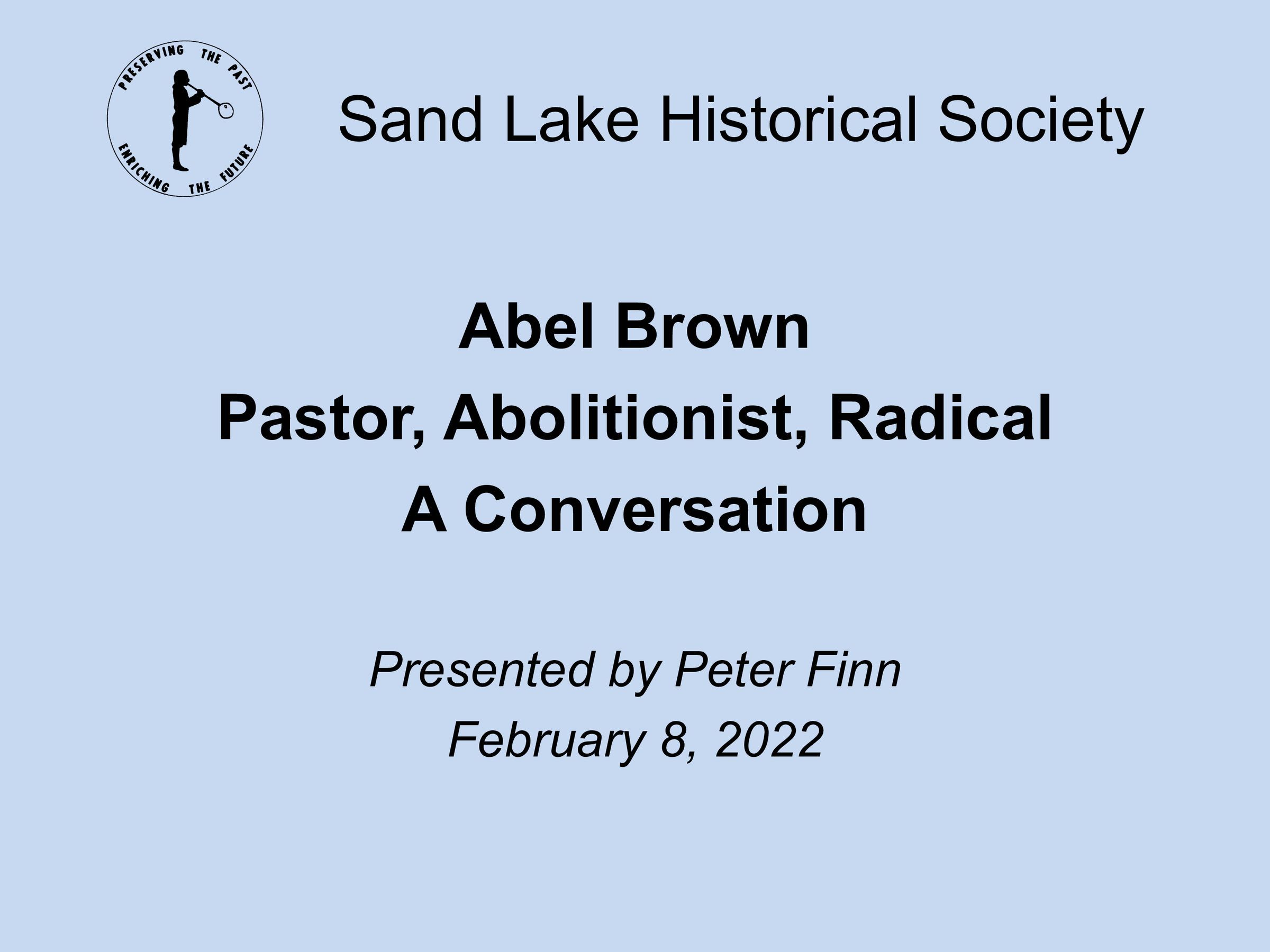 Abel Brown Presentation: 35-page downloadable PDF.
