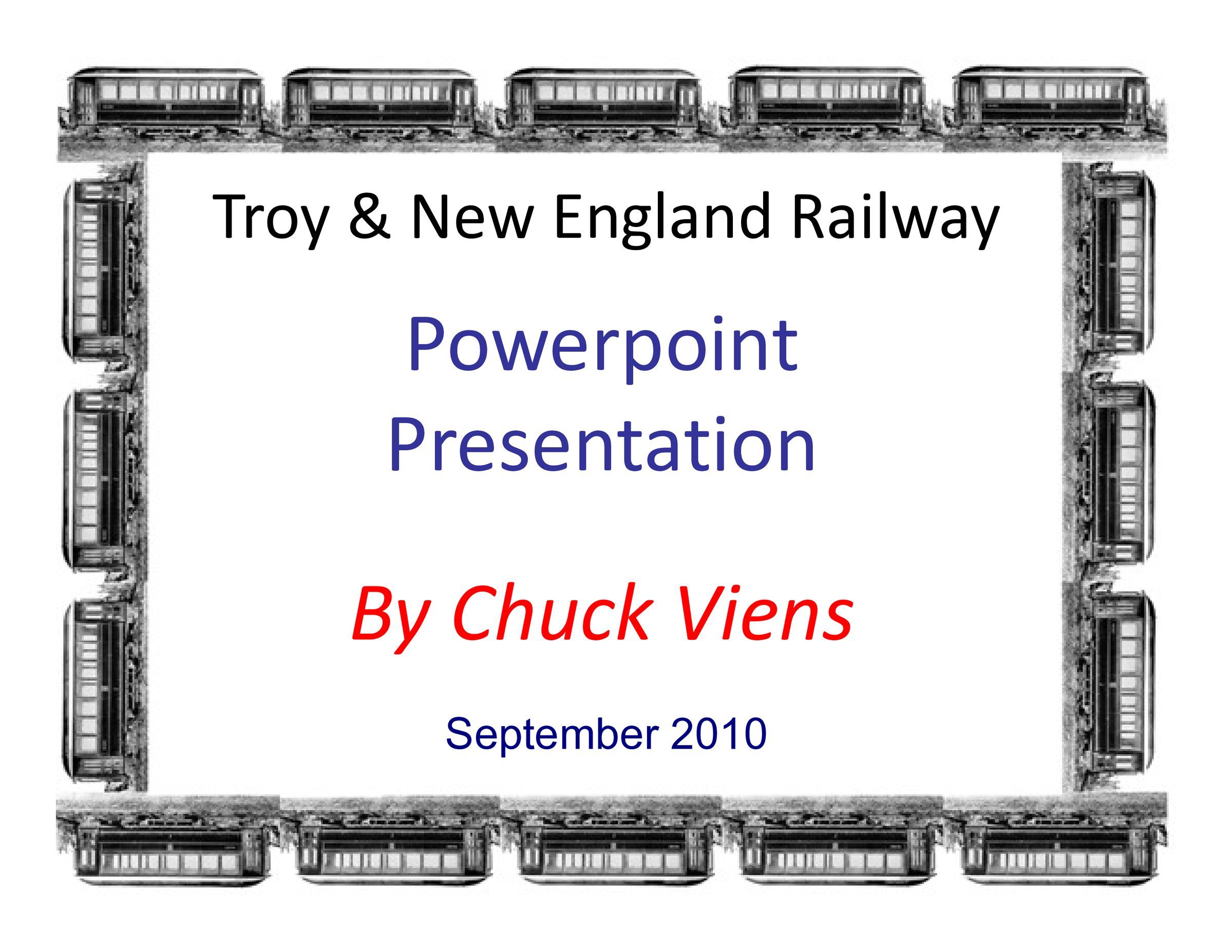 PDF of a 2010 T&NERR PPT Presentation by Viens and Young