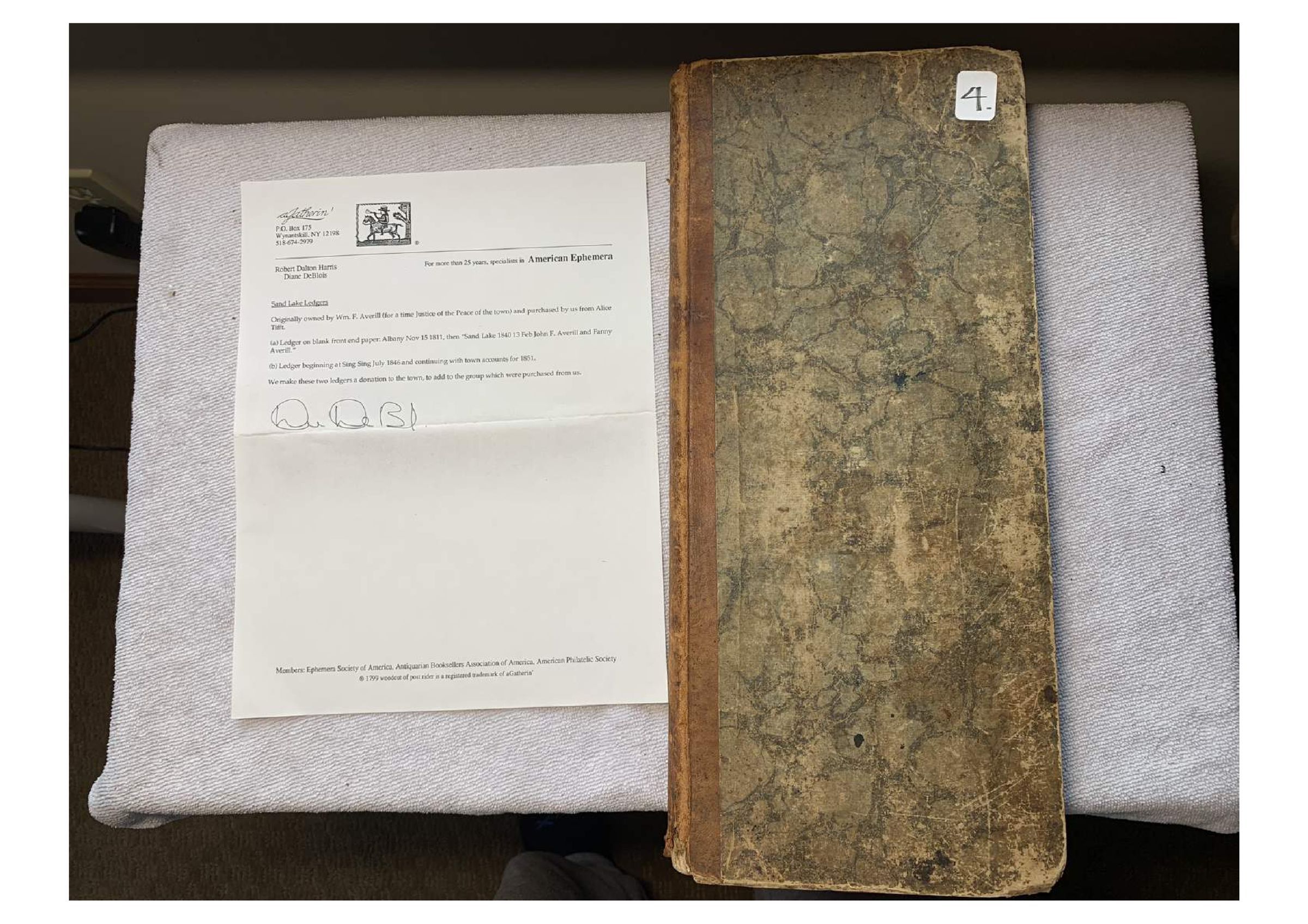 1811-1834 W. F. Averill Accounts and Court Records: One-hundred-and-ten (110) page downloadable PDF.