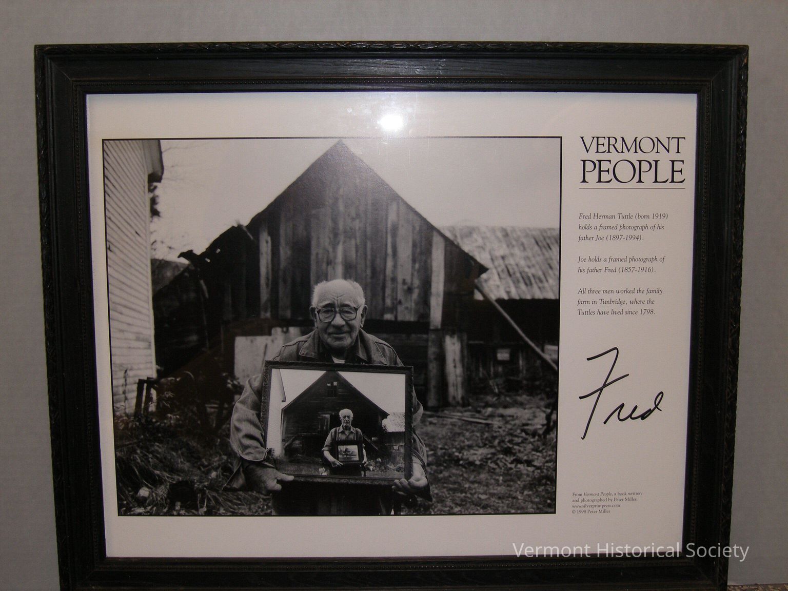 Fed Tuttle Print, Photographic