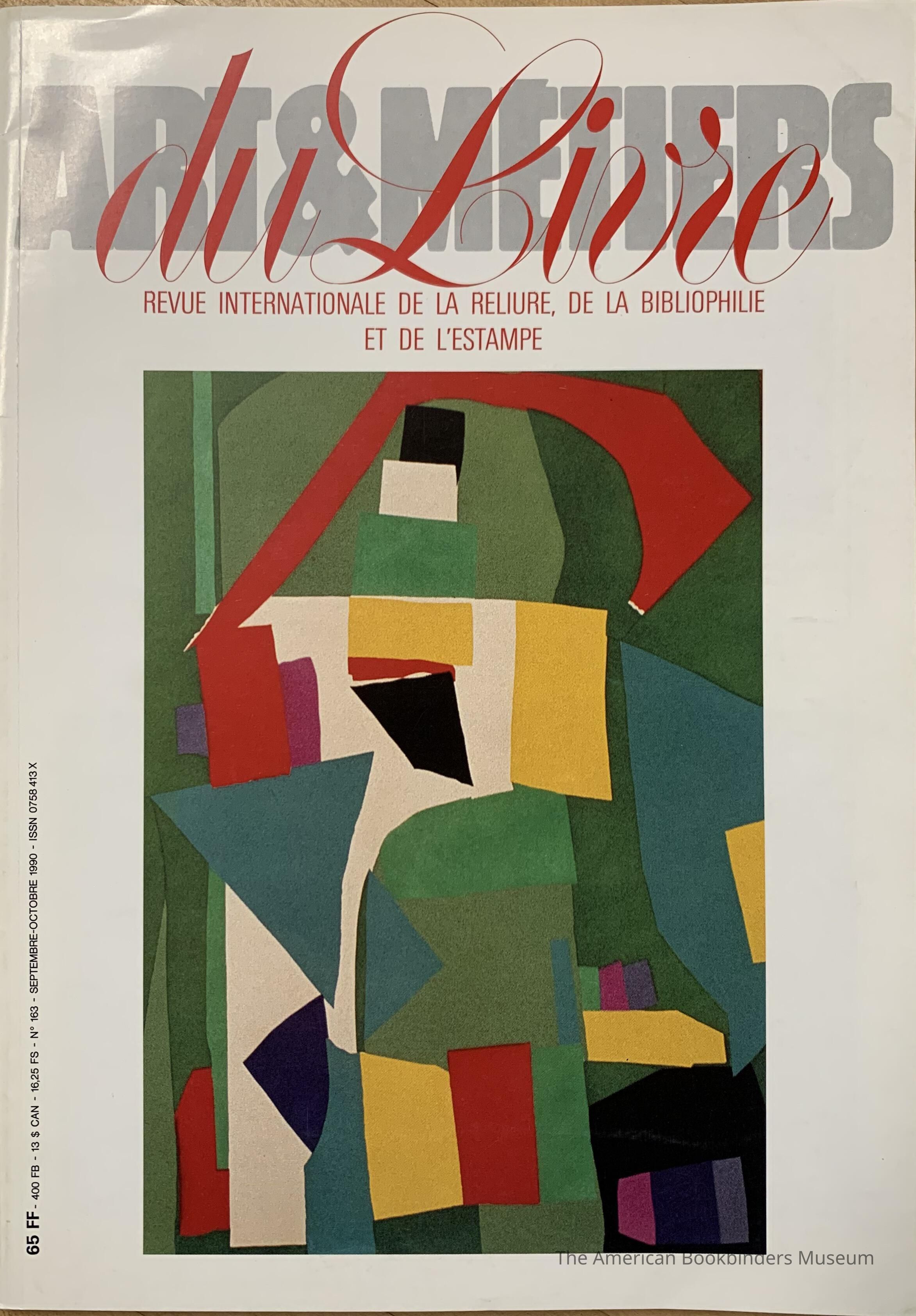 Art & Metiers du Livre ; No. 163 Sept-Oct 1990 picture number 1