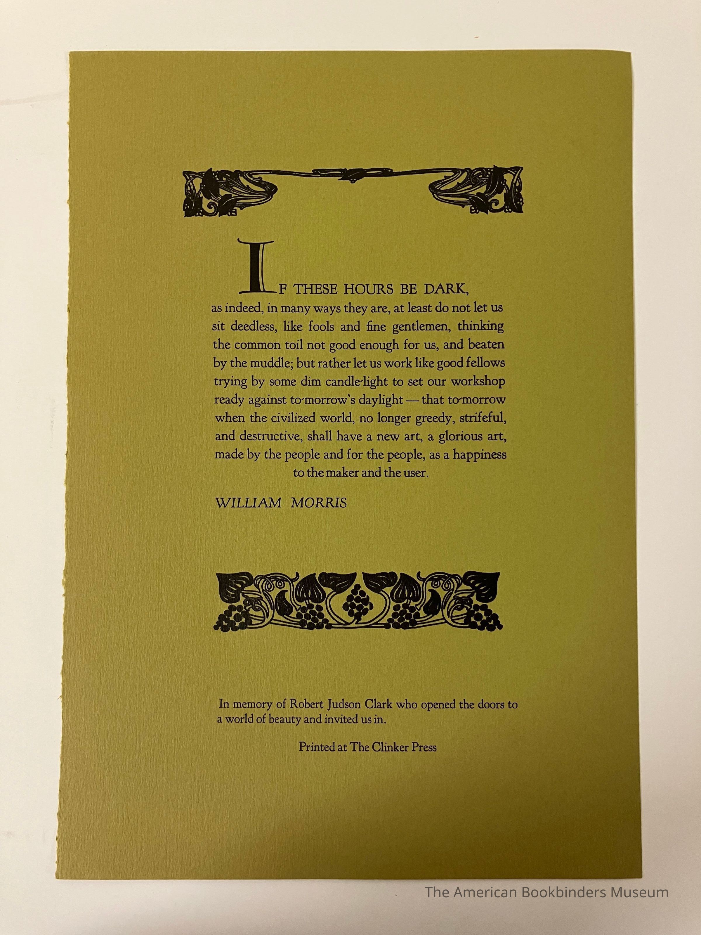 If these hours be dark ... / William Morris picture number 1