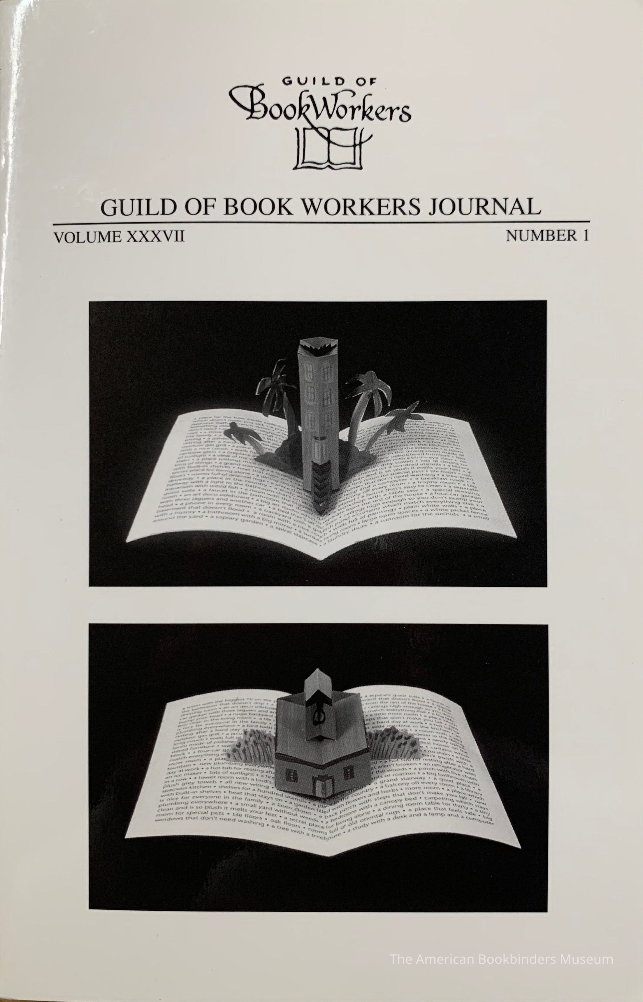          Guild of Book Workers Journal. [Spring] 2002 ; v.37 no.1 picture number 1
 