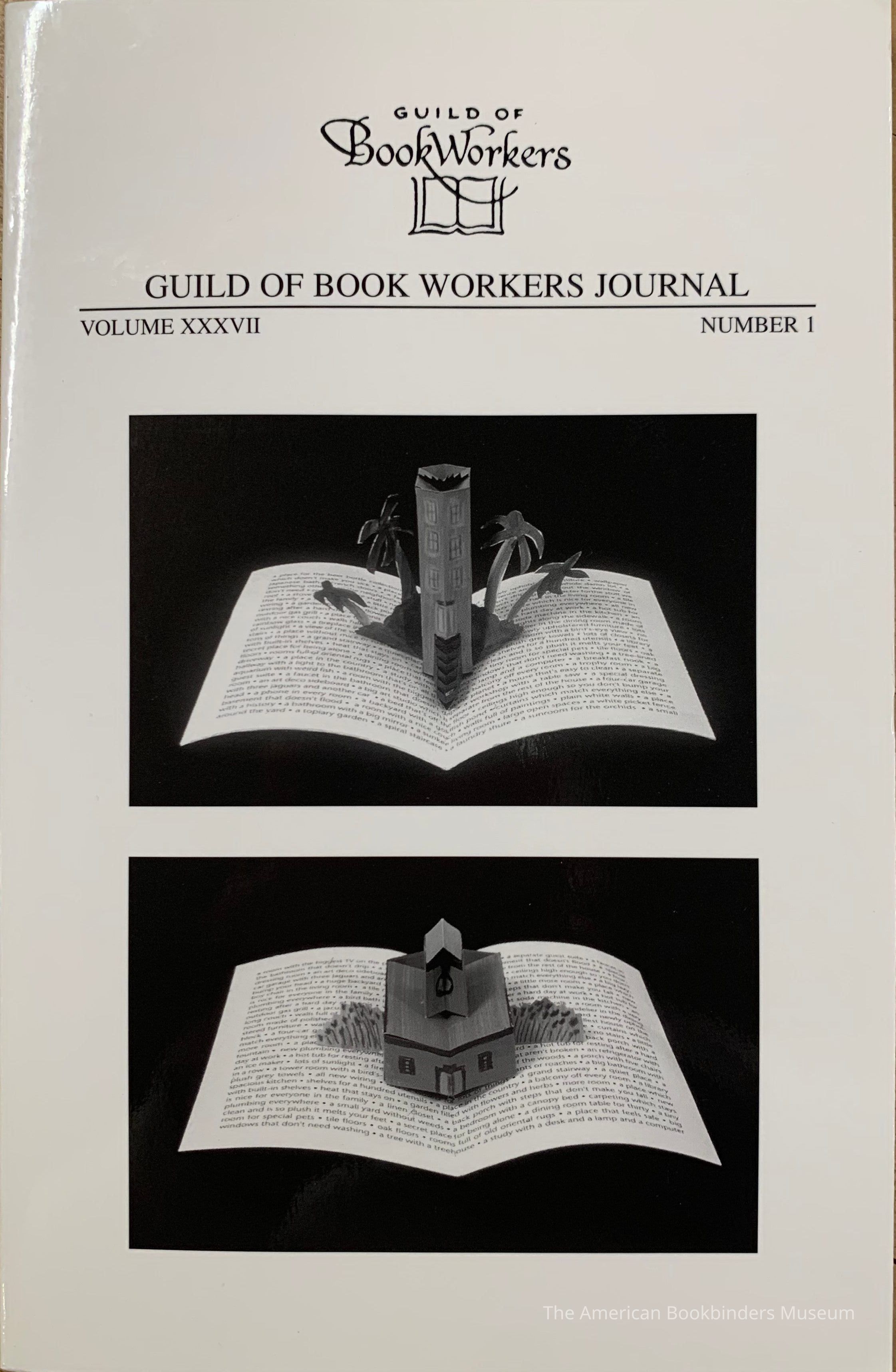          Guild of Book Workers Journal. [Spring] 2002 : v.37 no.1 picture number 1
 
