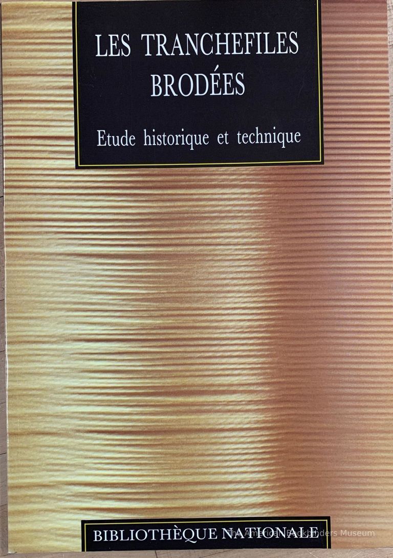          Les tranchefiles brodées : étude historique et technique. picture number 1
   