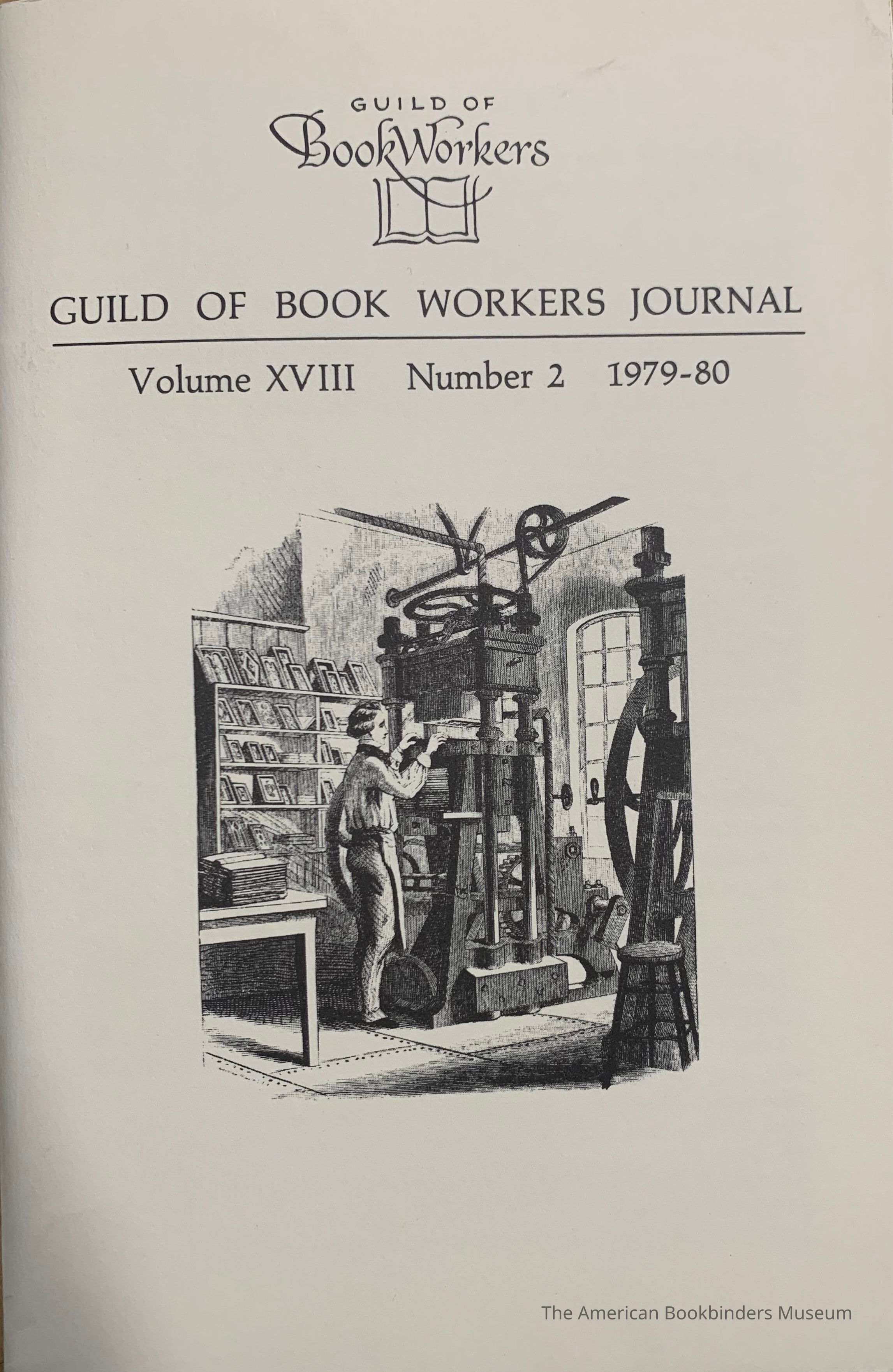Guild of Book Workers Journal.1979-80 ; v.18 no.2. picture number 1
