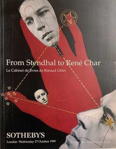          From Stendhal to René Char : le cabinet de livres de Renaud Gillet. picture number 1
 