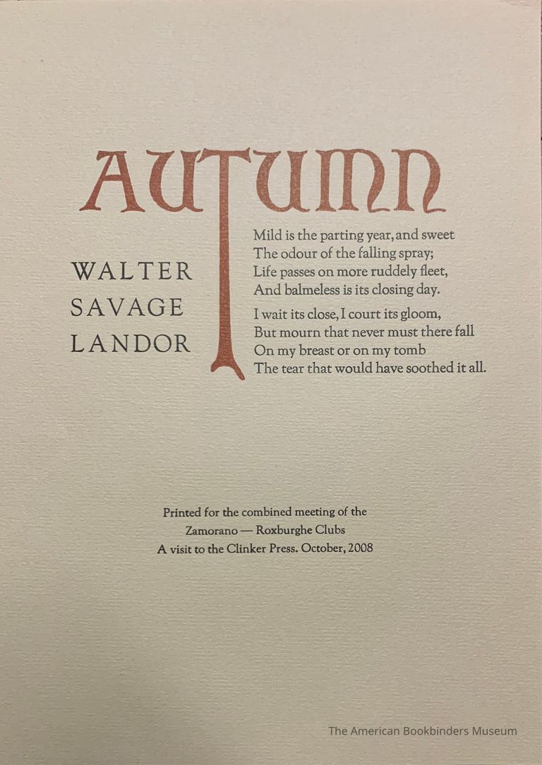          Autumn / Walter Savage Landor picture number 1
   