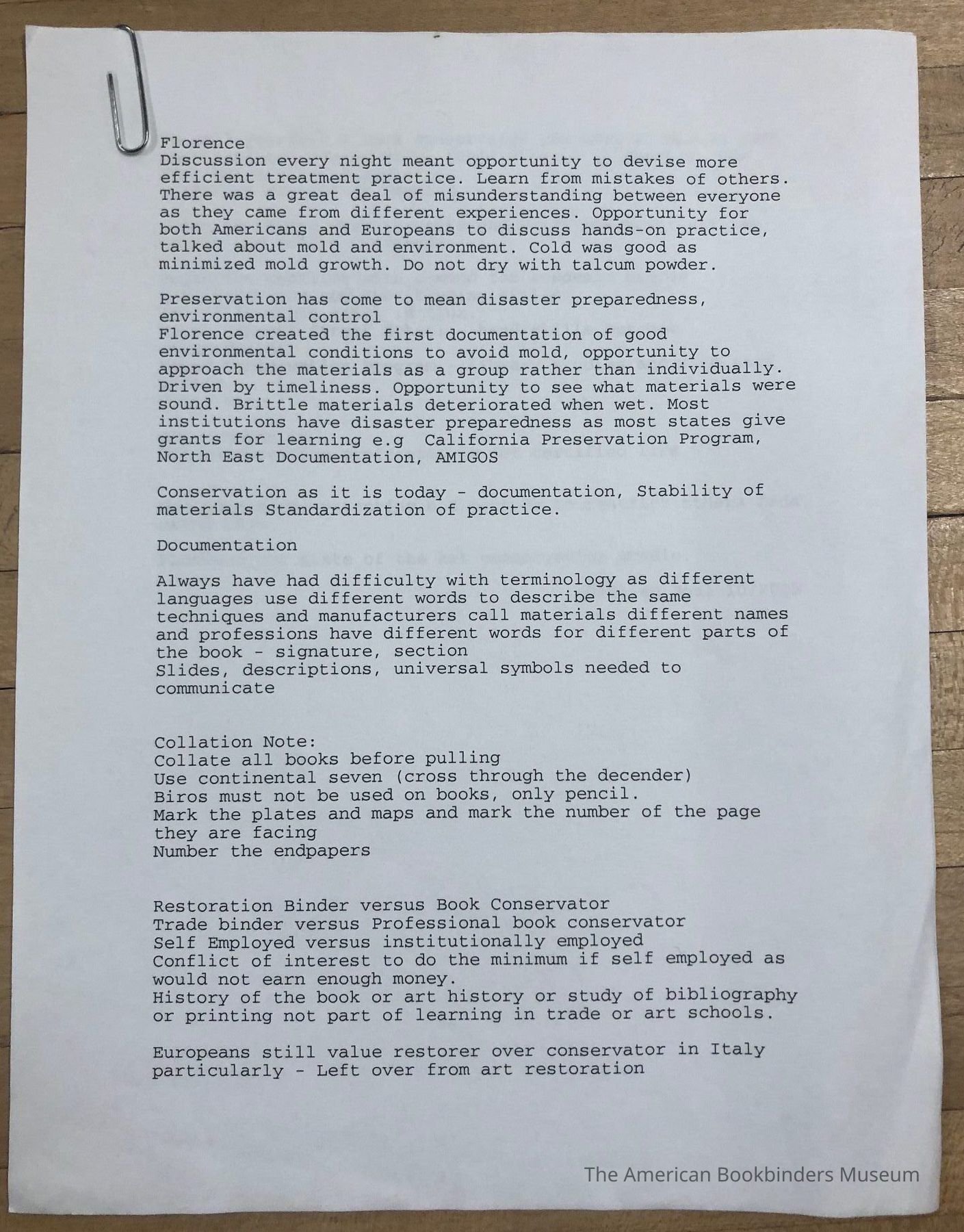          A list of the long term impact of the flood in Florence picture number 1
 
