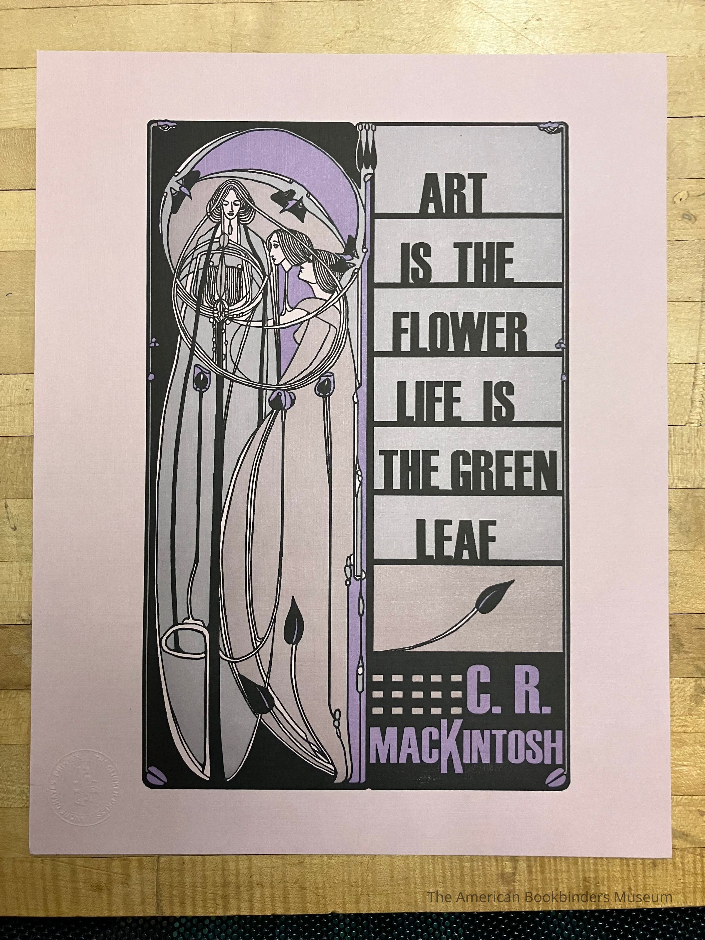          Art is the Flower, Life is the Green Leaf / C. R. MacKintosh picture number 1
 