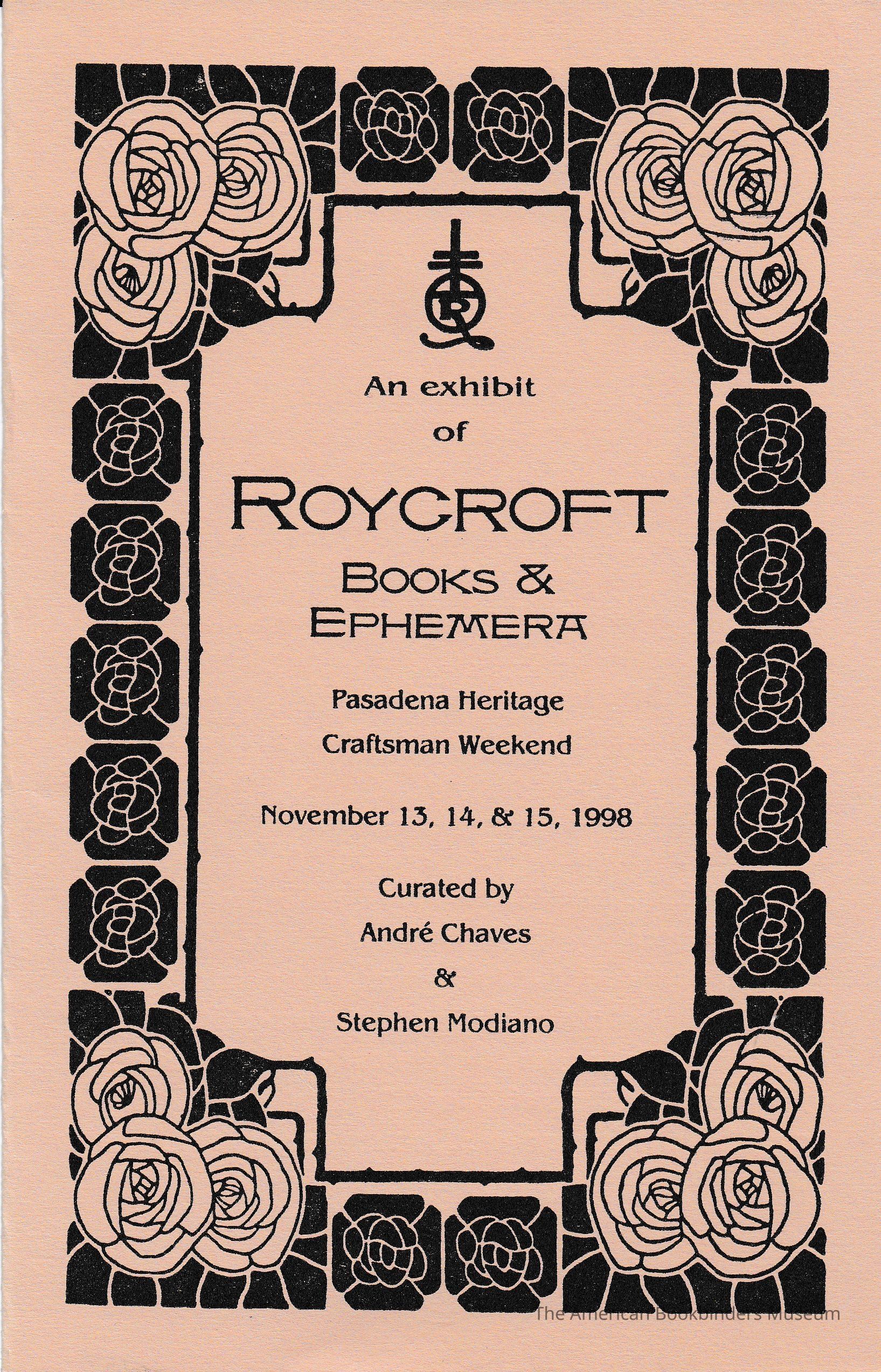          An Exhibit of Roycroft Books & Ephemera picture number 1
   