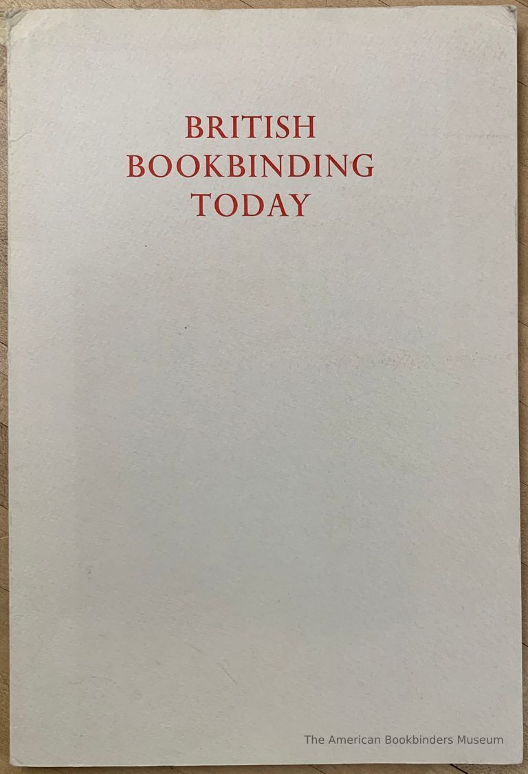          British Bookbinding Today / with an introd. by Edgar Mansfield. picture number 1
   