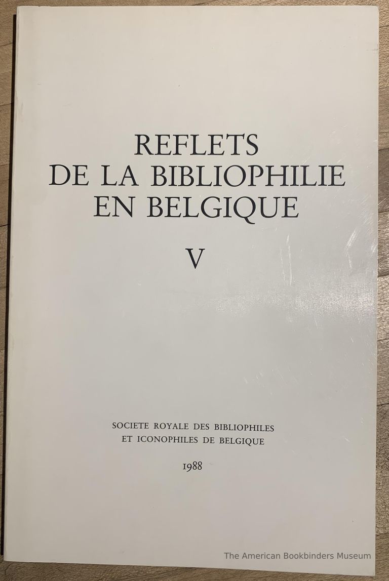          Reflets de la bibliophilie en Belgique. picture number 1
   