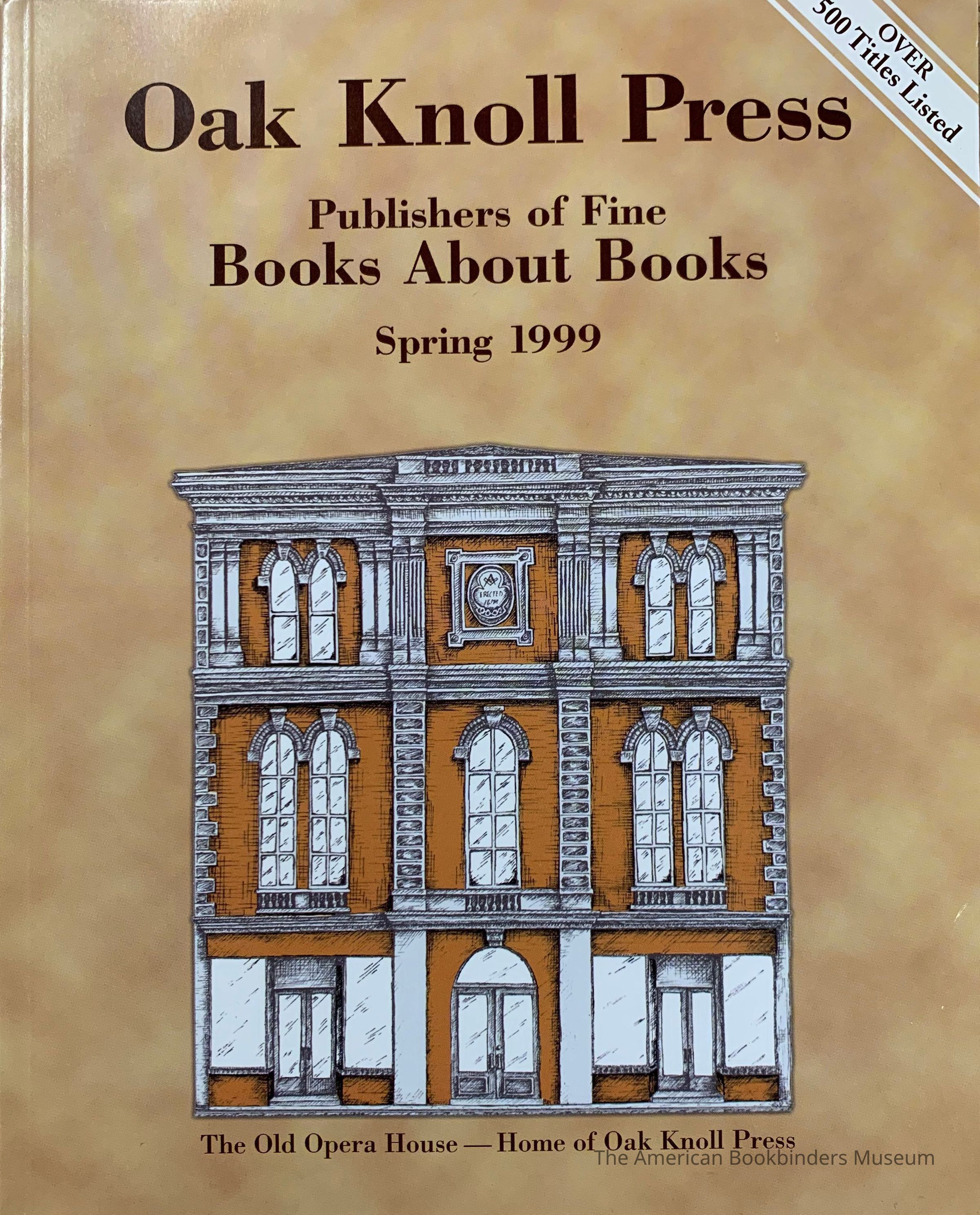          Oak Knoll Press : [catalog] Spring 1999 picture number 1
 