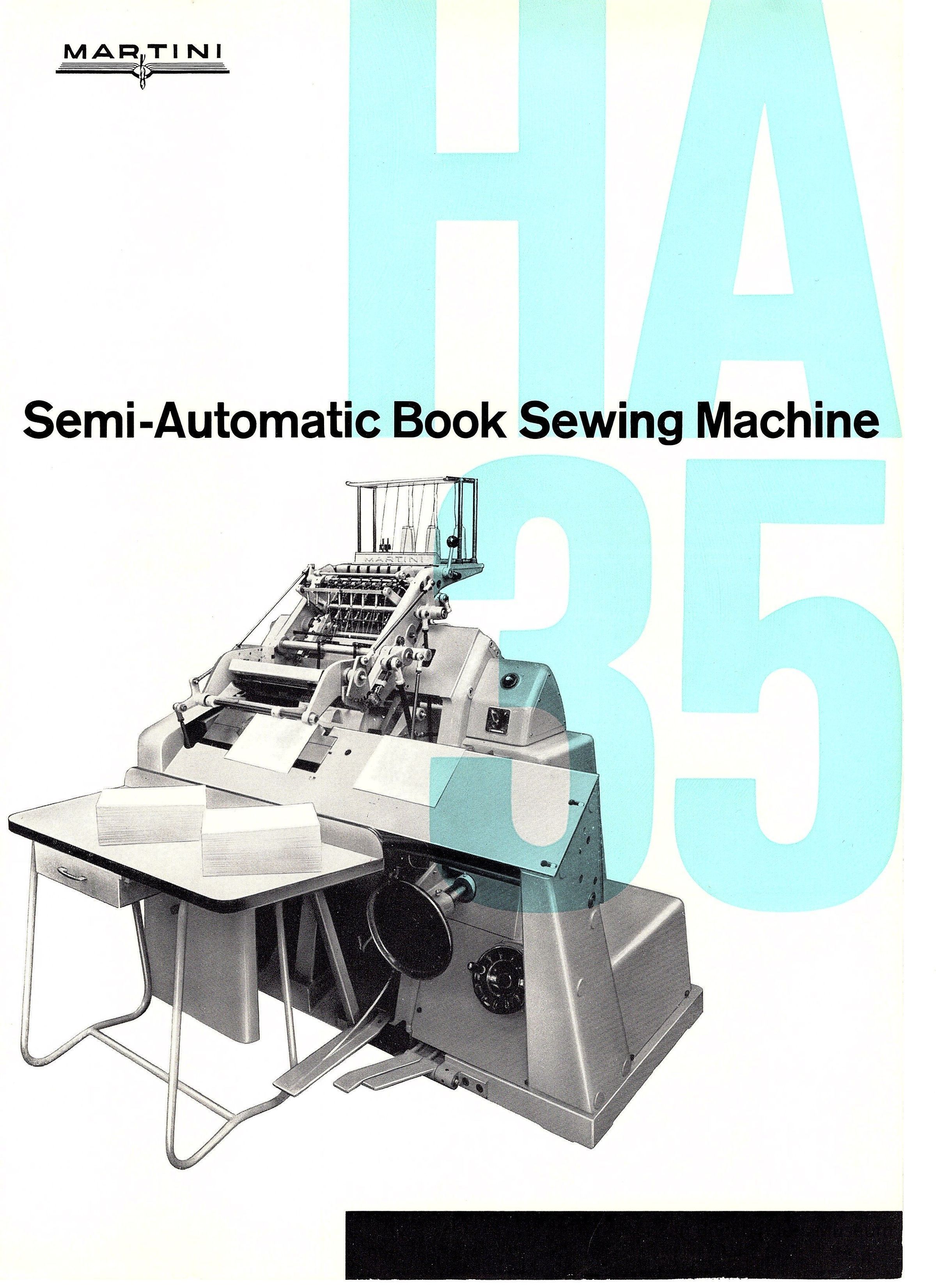          1965 Martini HA 35 Sewing Machine Brochure picture number 1
 