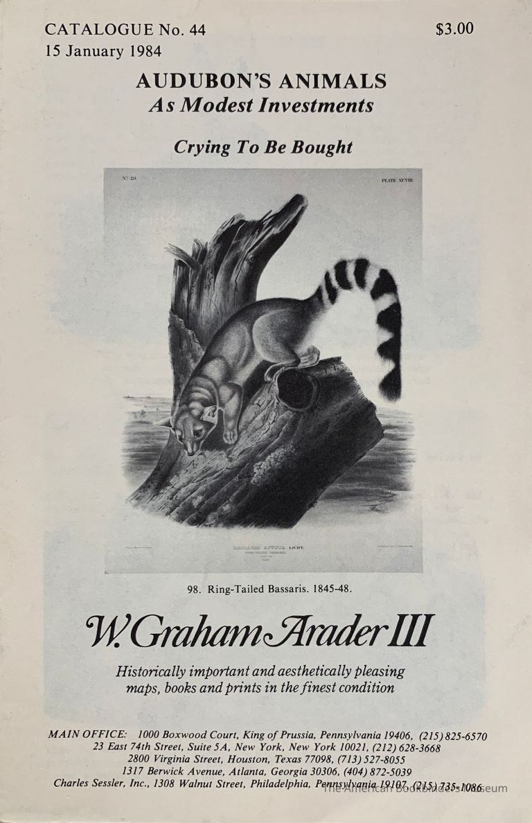          Audubon's Animals As Modest Investments Crying To Be Bought picture number 1
   