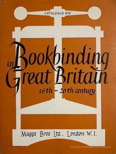          Bookbinding in Great Britain, 16th to 20th century / [comp. by Bryan D. Maggs]. picture number 1
 