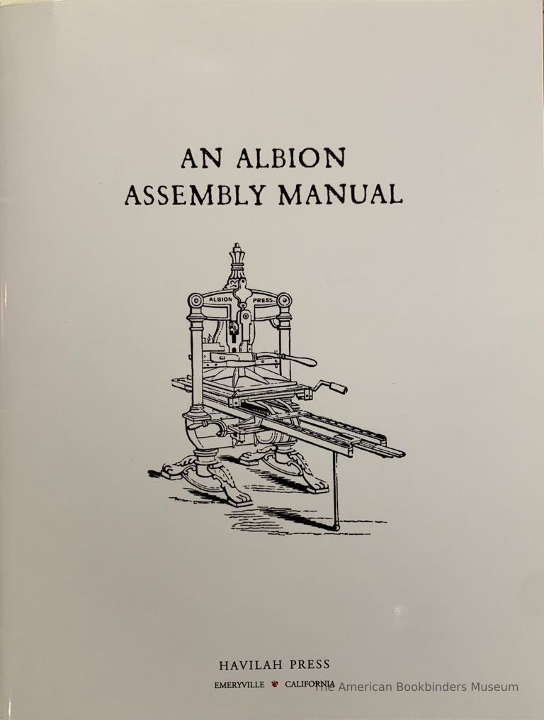          An Albion assembly manual. picture number 1
   