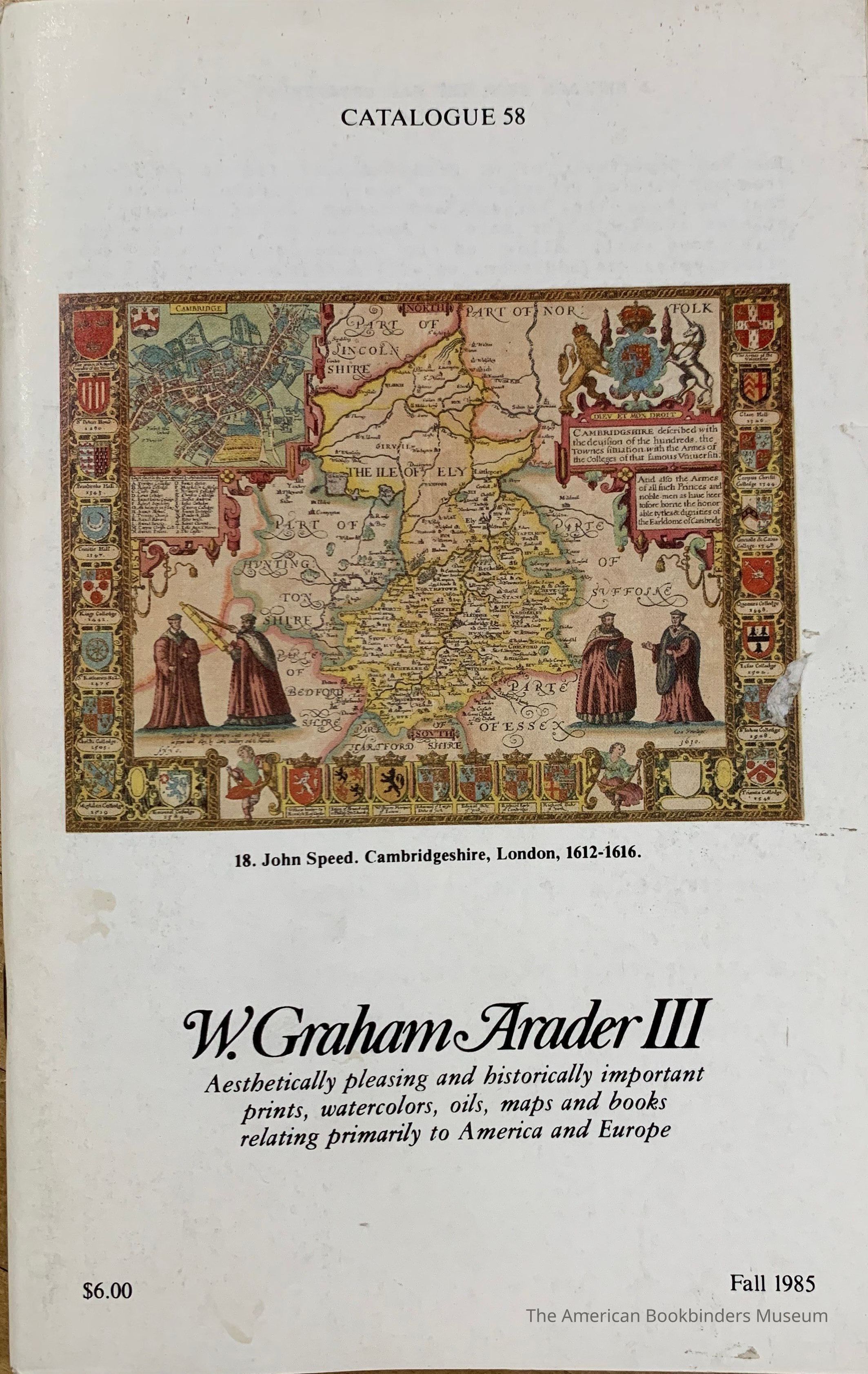          Catalogue 58 [Maps] / W. Graham Arader III picture number 1
 