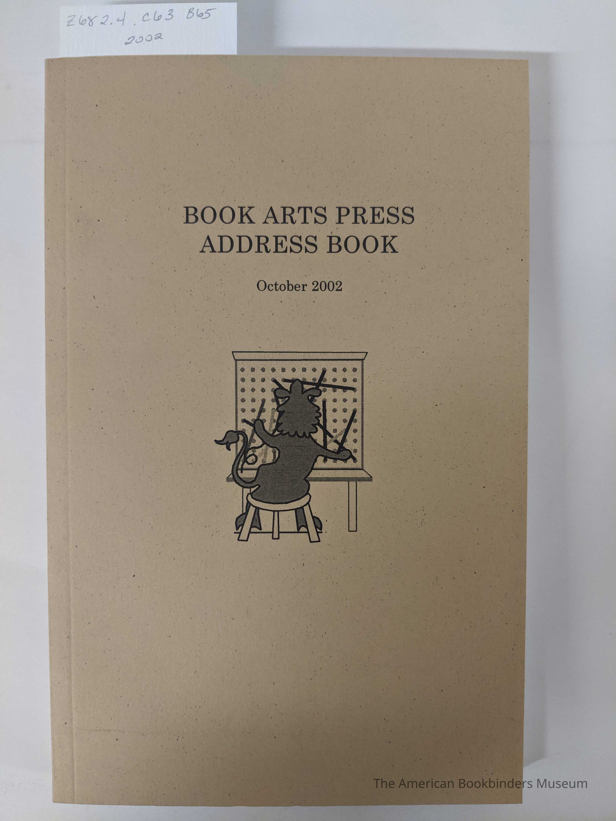          Book Arts Press Address Book, October 2002. picture number 1
 