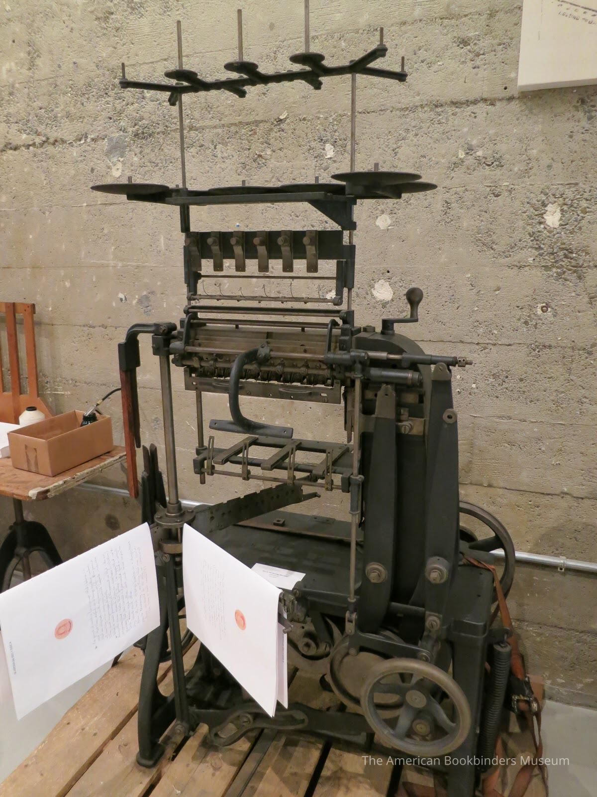 Smyth Improved No. 3 Book Sewing Machine picture number 1