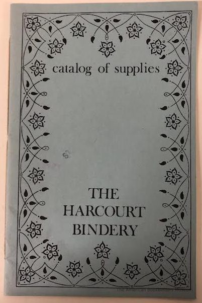          Catalog of Supplies -- The Harcourt Bindery. picture number 1
   
