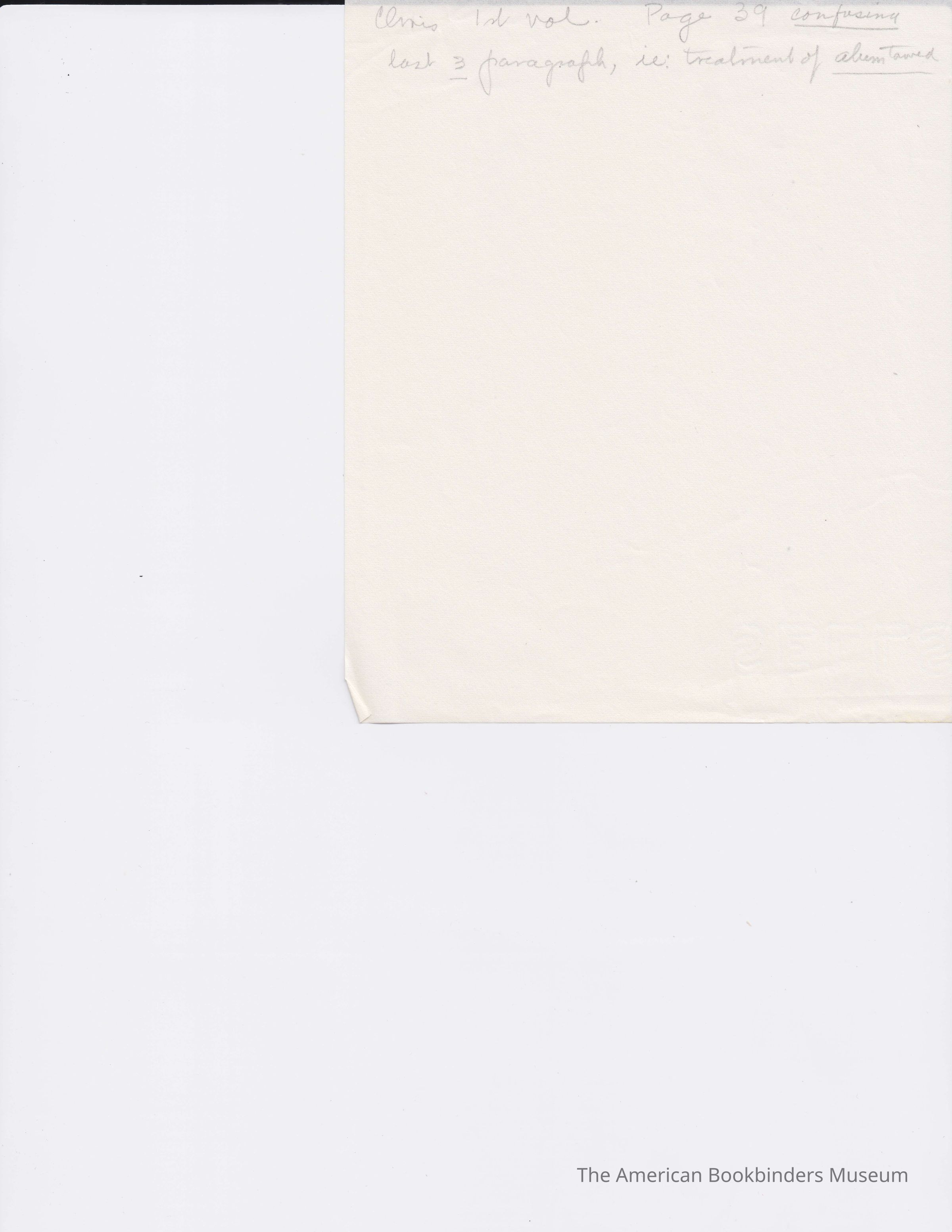 Notes by Patri on vellum picture number 1